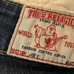 True Religion Joey Dark Blue Flare Jeans